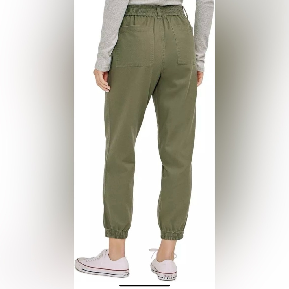 Gap Ladies Twill Jogger Size Small Four Leaf Clover - Picture 2 of 10